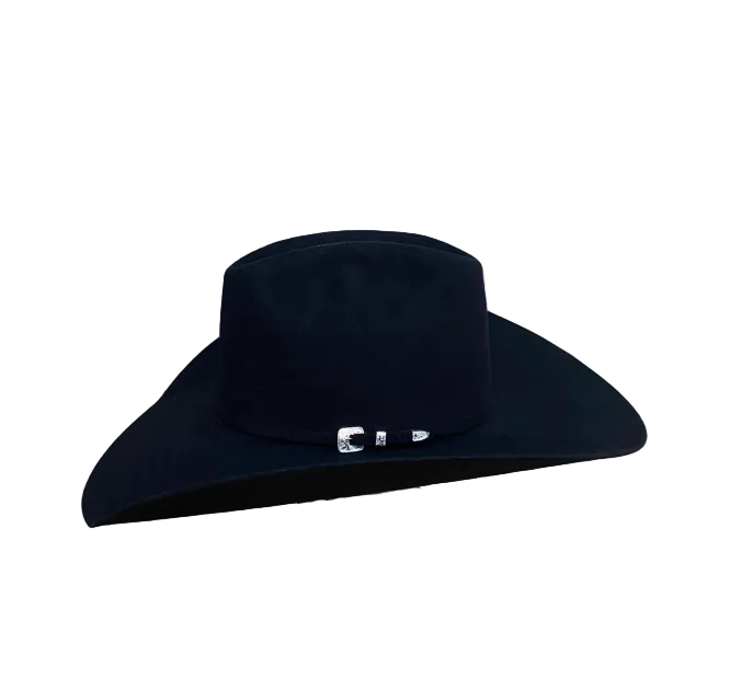 Rodeo King 100X / 100% Pure Beaver 4 1/2" Brim | Black