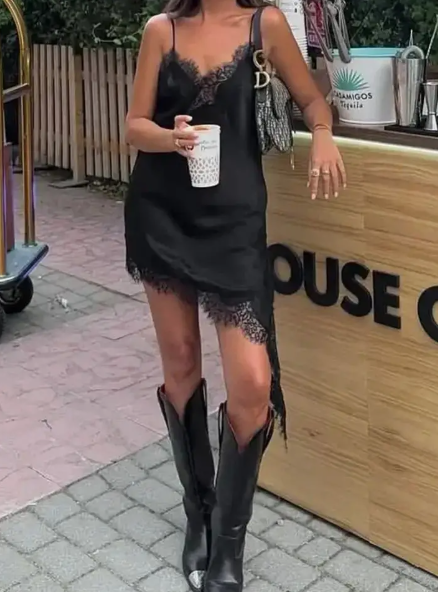 Lace Get Away Dress