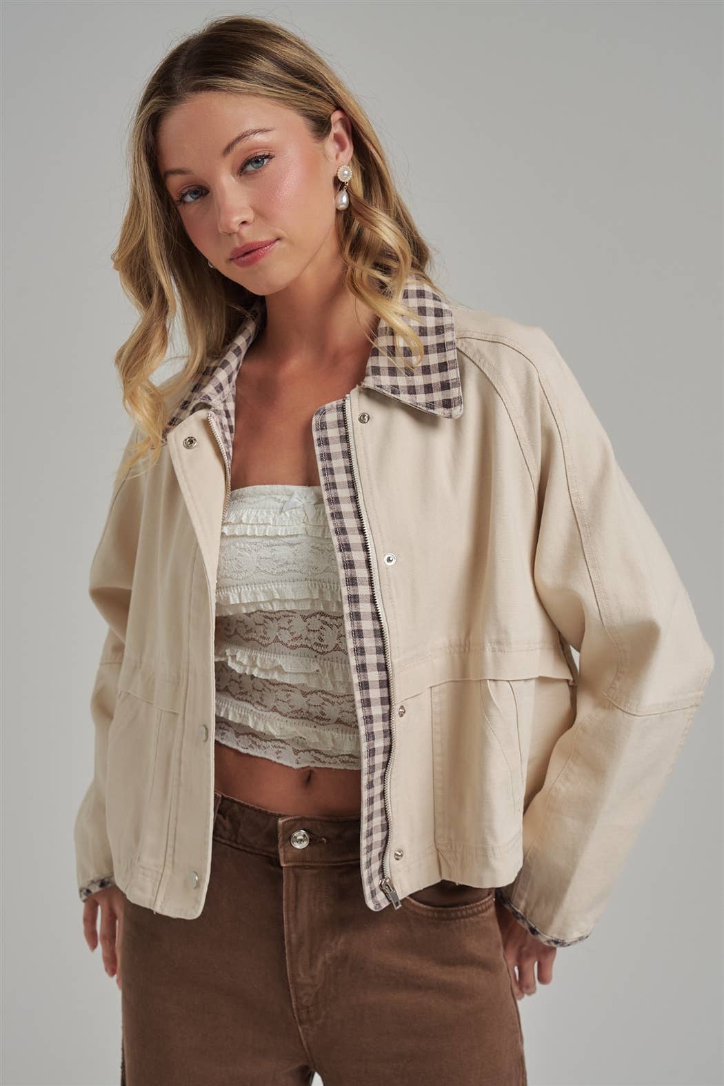 Sutton Plaid Jacket