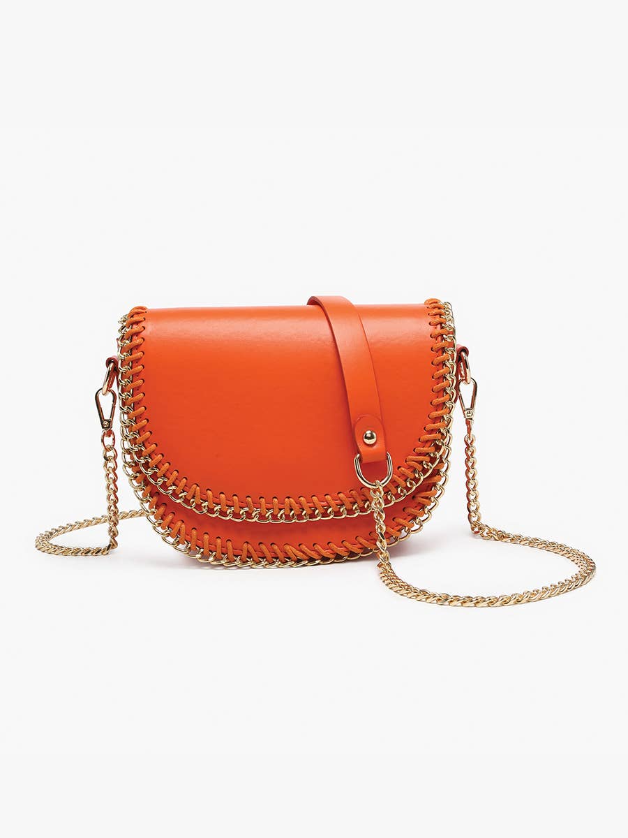 Gold Chain Trim Crossbody