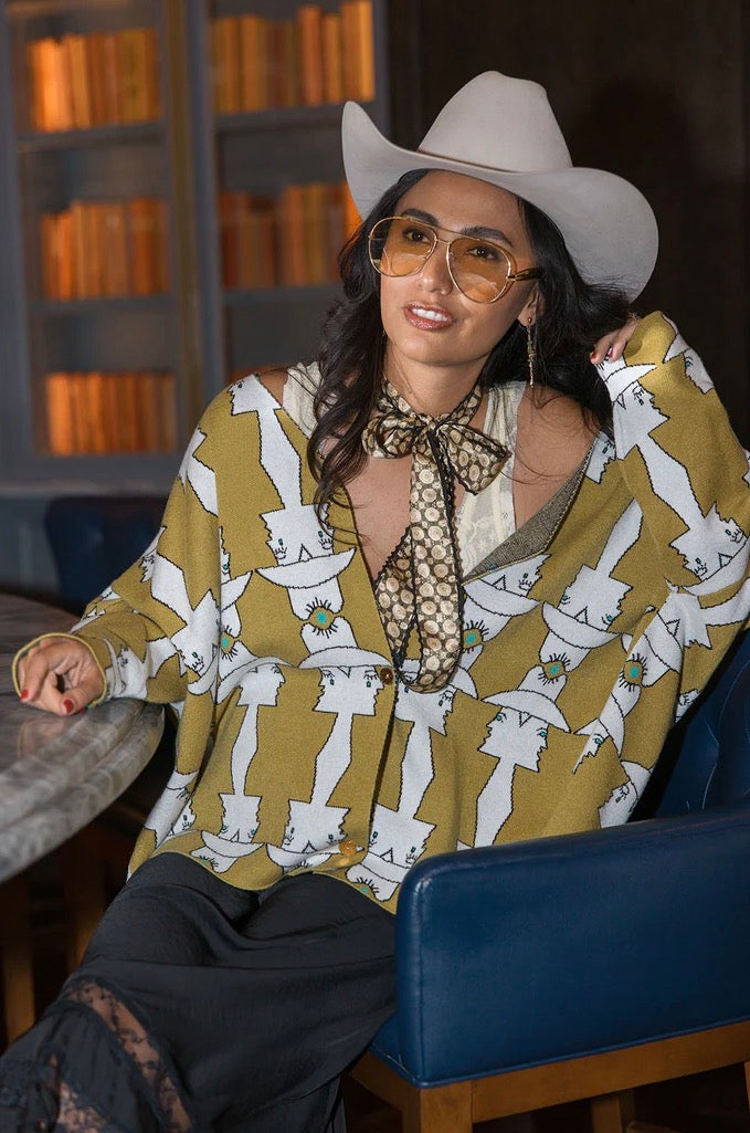 Mod Maud Boyfriend Cardigan