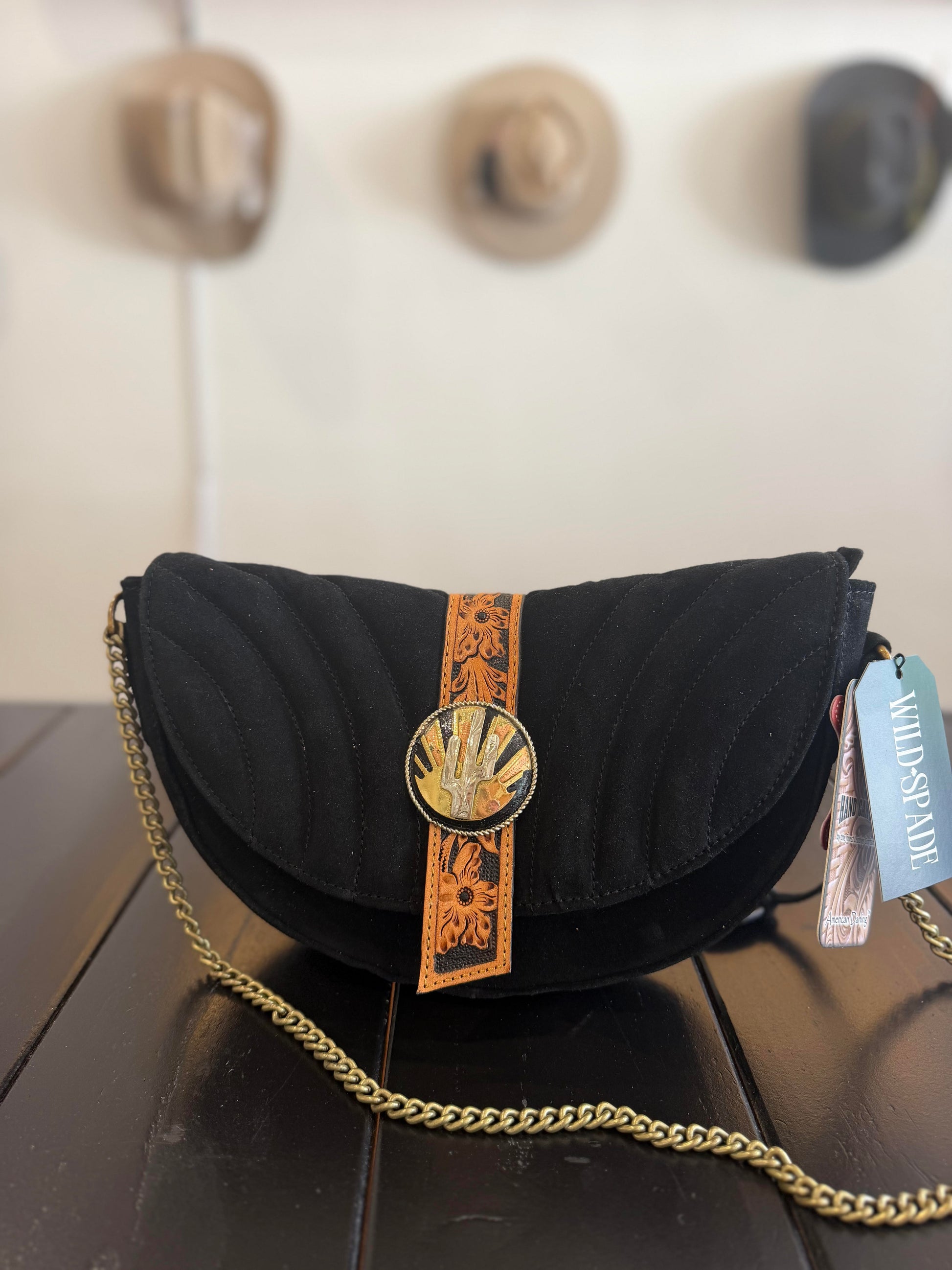 Velvet Cacti Purse