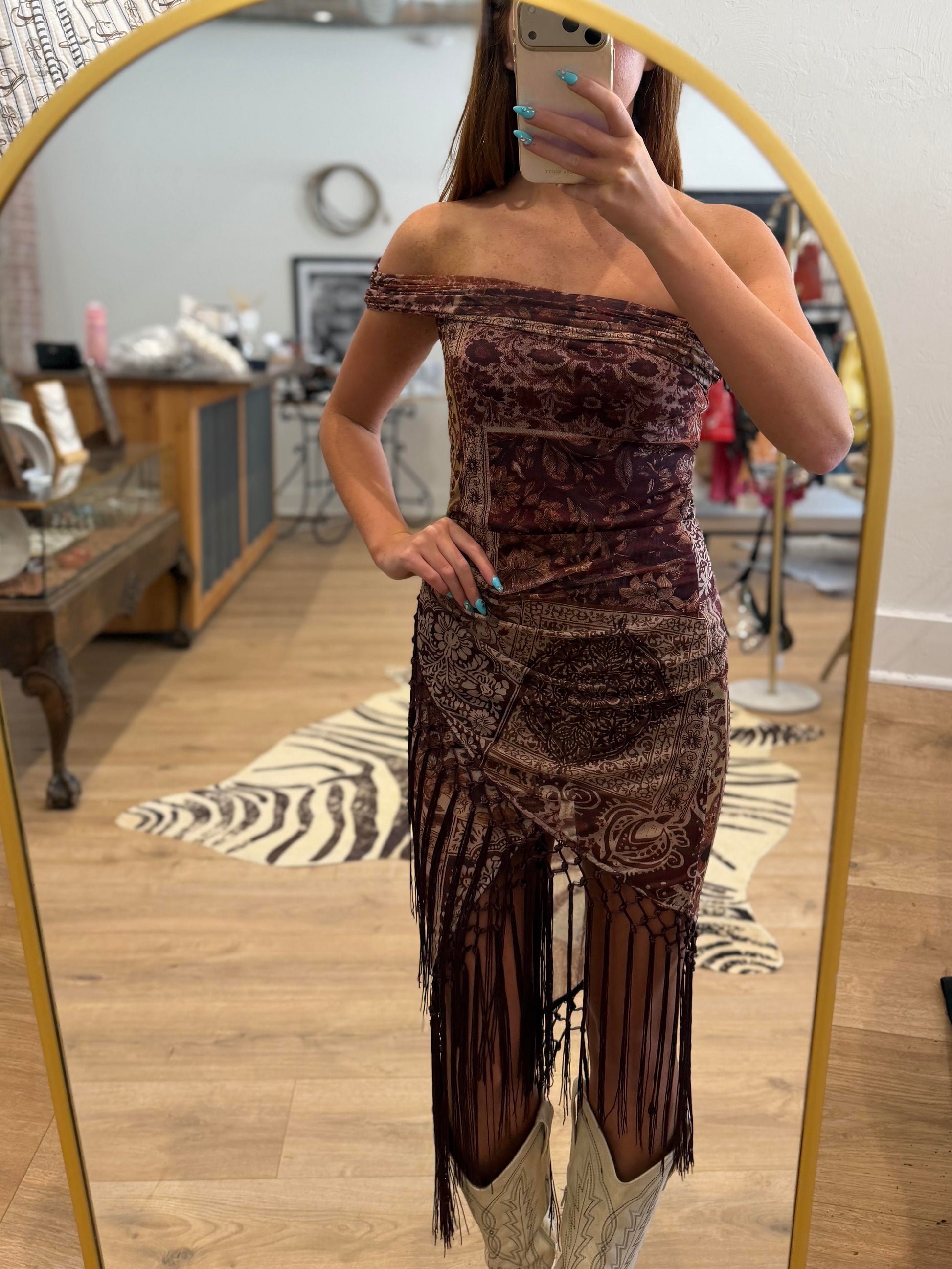 Bohemian Patch Dress